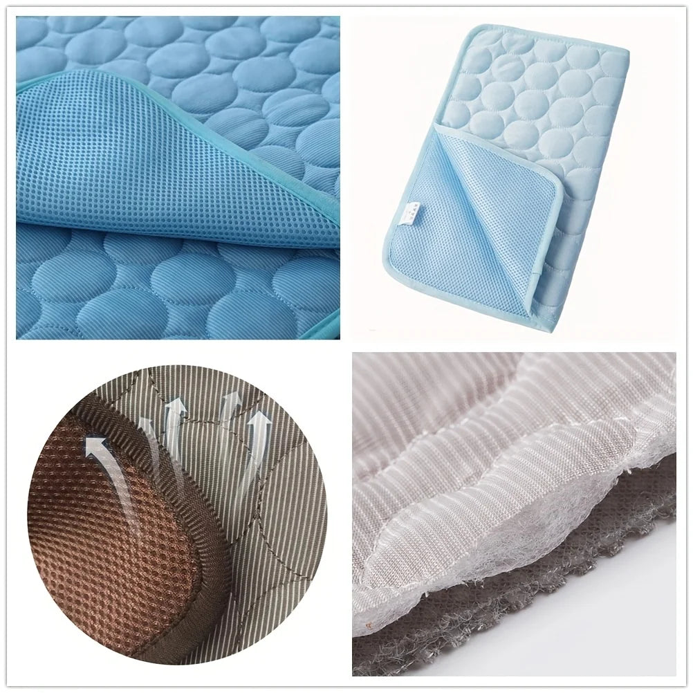 Dog Cooling Mat Summer Pet Cold Bed Extra Large For Small Big Dogs Pet Accessories Cat Durable Blanket Sofa Cat Ice Pad Blanket Trendycat