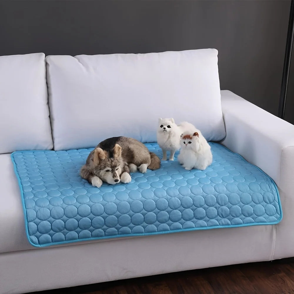 Dog Cooling Mat Summer Pet Cold Bed Extra Large For Small Big Dogs Pet Accessories Cat Durable Blanket Sofa Cat Ice Pad Blanket Trendycat