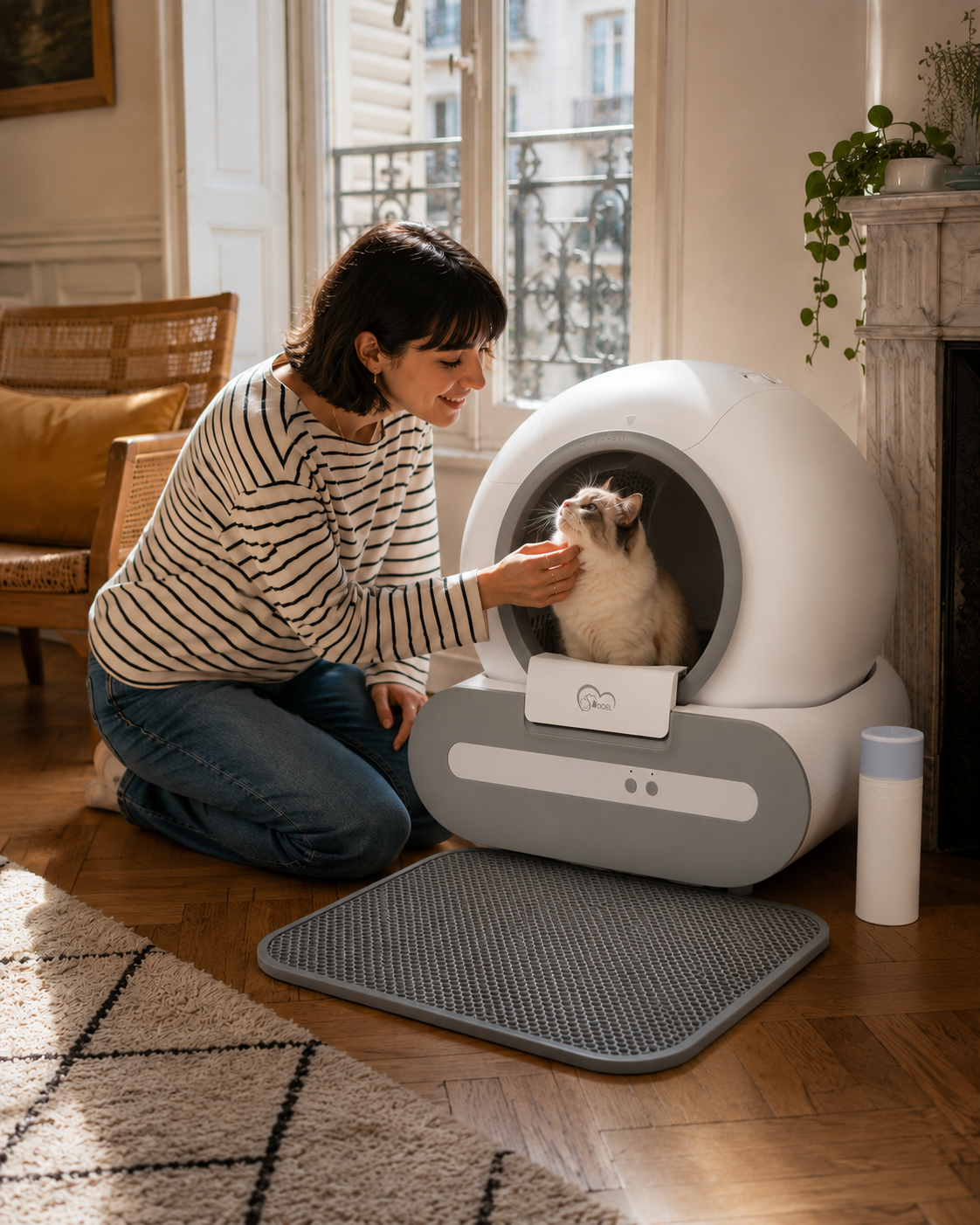 Litière autonettoyante connectée™ Trendycat