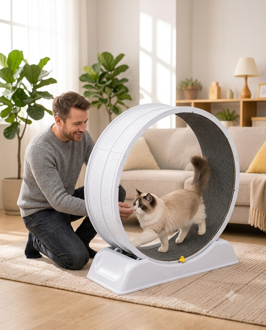 Roue d'exercice silencieuse pour chat™ Trendycat