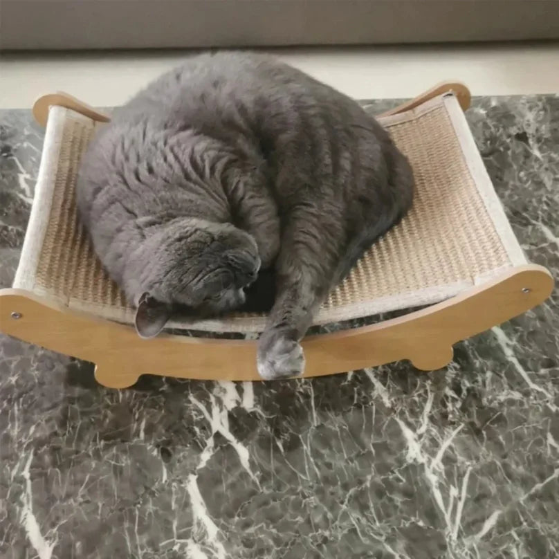 Griffoir bois multifonction avec couchage™ Trendycat