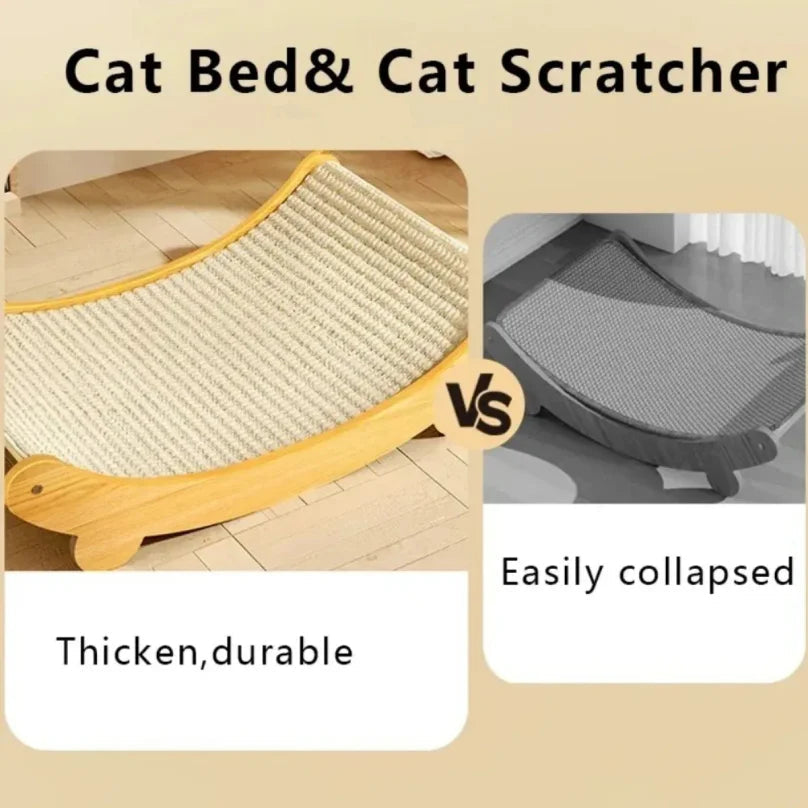 Griffoir bois multifonction avec couchage™ Trendycat