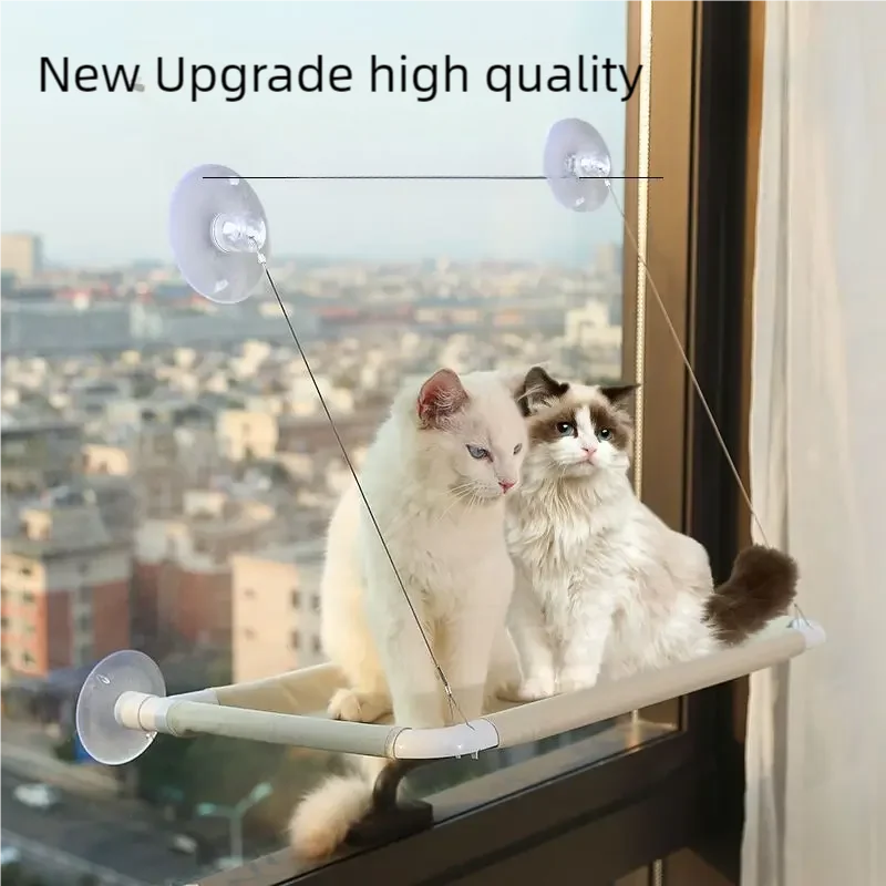 New pet cat hammock hanging cat bed bearing 20 kg comfortable sunny window seat kitten rock climbing frame pet supplies Trendycat