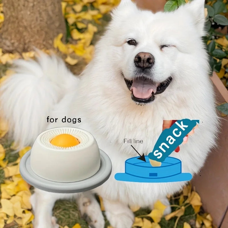 Pet Lick Mat Yogurt Licking Plate Slow Feeder for Dogs & Cats - Interactive Snack Bowl, Promotes Dental Health, Pet Licking Mat Trendycat