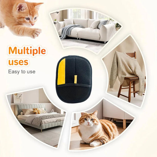 Pet Dog Static Bidirectional Grooming Gloves Reusable Washable Dog Grooming Equipment Multi Functional Pet Product Accessories Trendycat