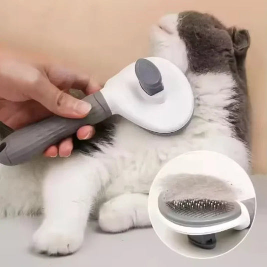 Pet Dog Brush Cat Comb Self Cleaning Pet Hair Remover Brush For Dogs Cats Grooming Tools Pets Dematting Comb Dogs Accessories Trendycat