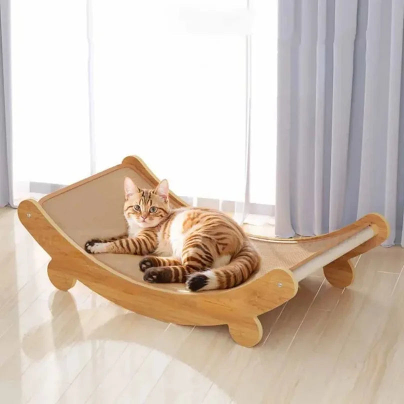 Griffoir bois multifonction avec couchage™ Trendycat