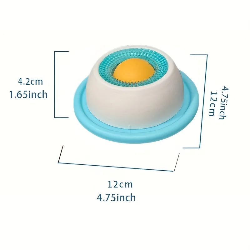 Pet Lick Mat Yogurt Licking Plate Slow Feeder for Dogs & Cats - Interactive Snack Bowl, Promotes Dental Health, Pet Licking Mat Trendycat
