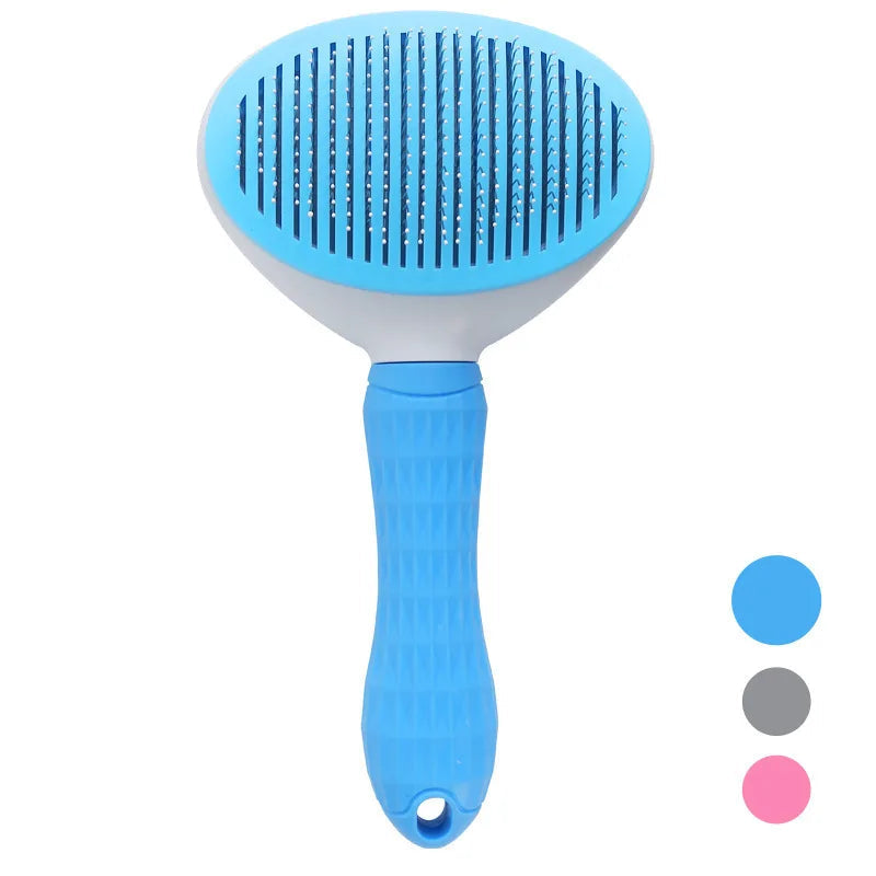 Pet Dog Brush Cat Comb Self Cleaning Pet Hair Remover Brush For Dogs Cats Grooming Tools Pets Dematting Comb Dogs Accessories Trendycat