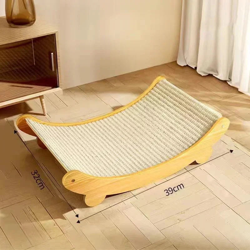 Griffoir bois multifonction avec couchage™ Trendycat