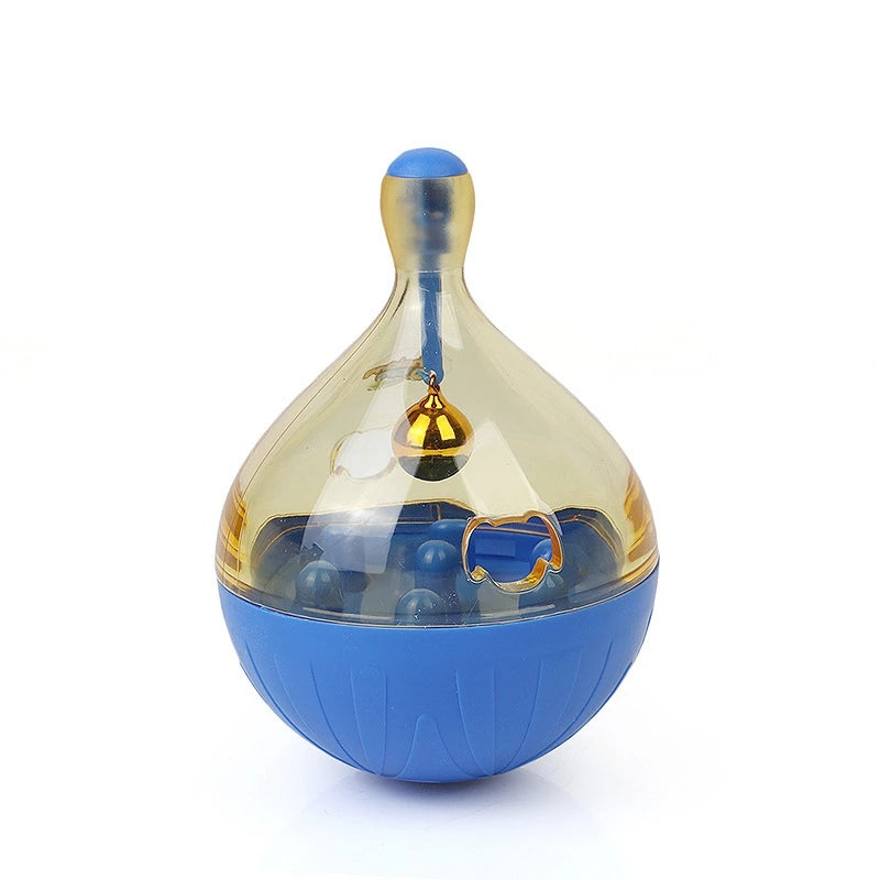 Pet Cat Fun Bowl Feeding Toys Dog Tumbler Feeder Puppy Kitten Shaking Leakage Food Ball Container Exercise Training Leakage Toys Trendycat