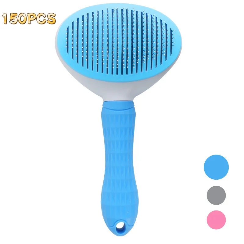 Pet Dog Brush Cat Comb Self Cleaning Pet Hair Remover Brush For Dogs Cats Grooming Tools Pets Dematting Comb Dogs Accessories Trendycat