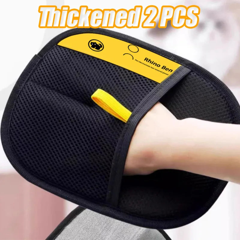 Pet Dog Static Bidirectional Grooming Gloves Reusable Washable Dog Grooming Equipment Multi Functional Pet Product Accessories Trendycat