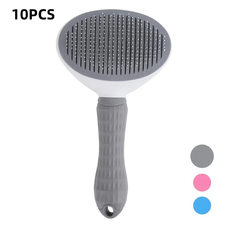 Pet Dog Brush Cat Comb Self Cleaning Pet Hair Remover Brush For Dogs Cats Grooming Tools Pets Dematting Comb Dogs Accessories Trendycat