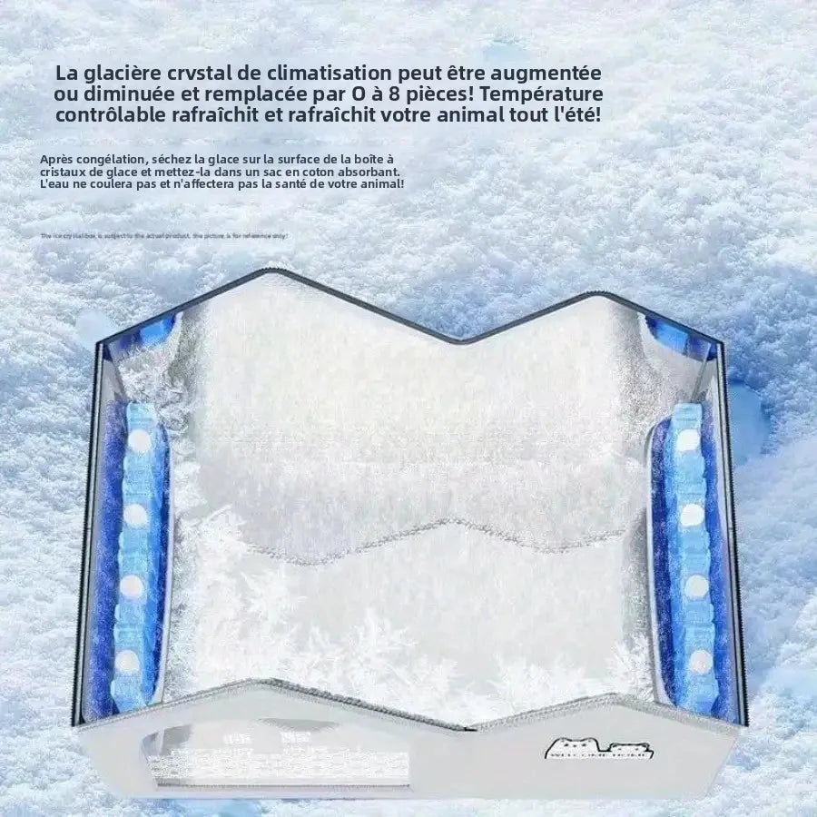 summer small Cat dog Ice House Air Conditioning BED Summer Cooling Tool Nest Dog Dog Four Seasons Pet Ice House Trendycat