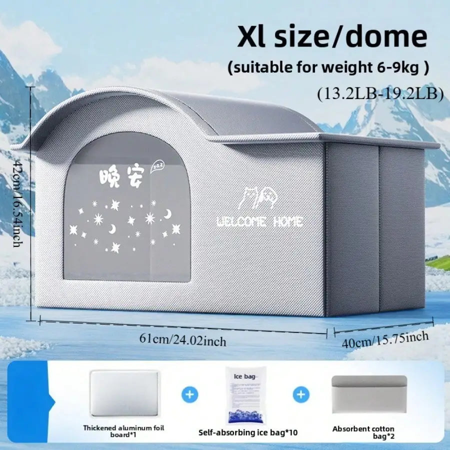 summer small Cat dog Ice House Air Conditioning BED Summer Cooling Tool Nest Dog Dog Four Seasons Pet Ice House Trendycat